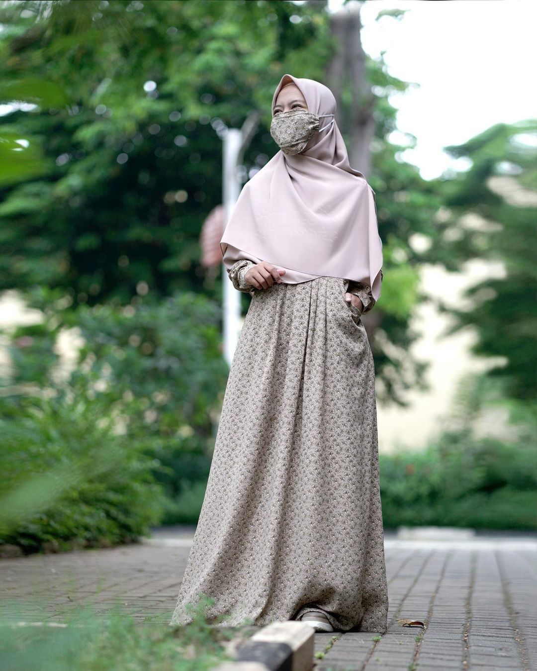 Gamis ayumi magnolia brown
