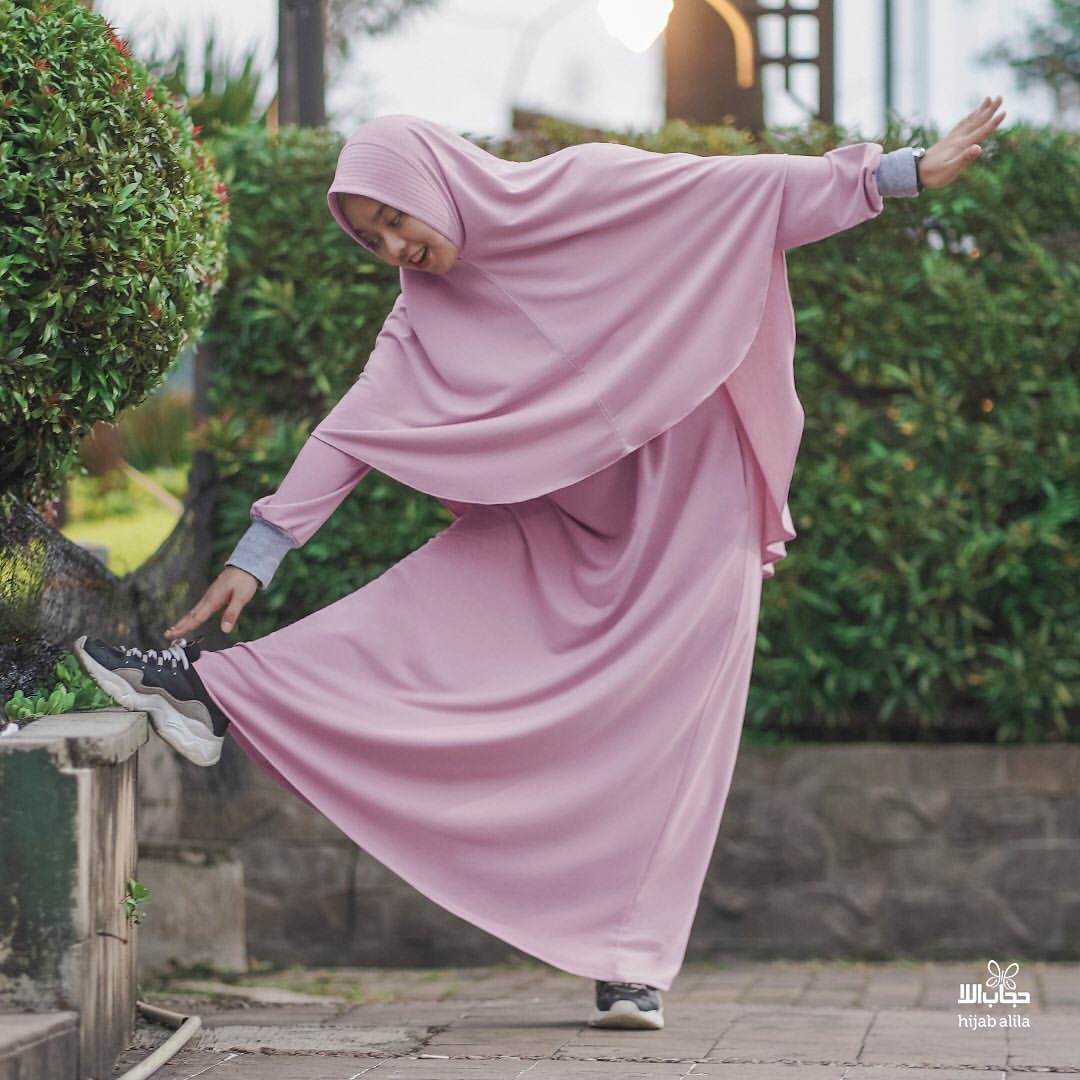 Gamis Jiyu Sport pink