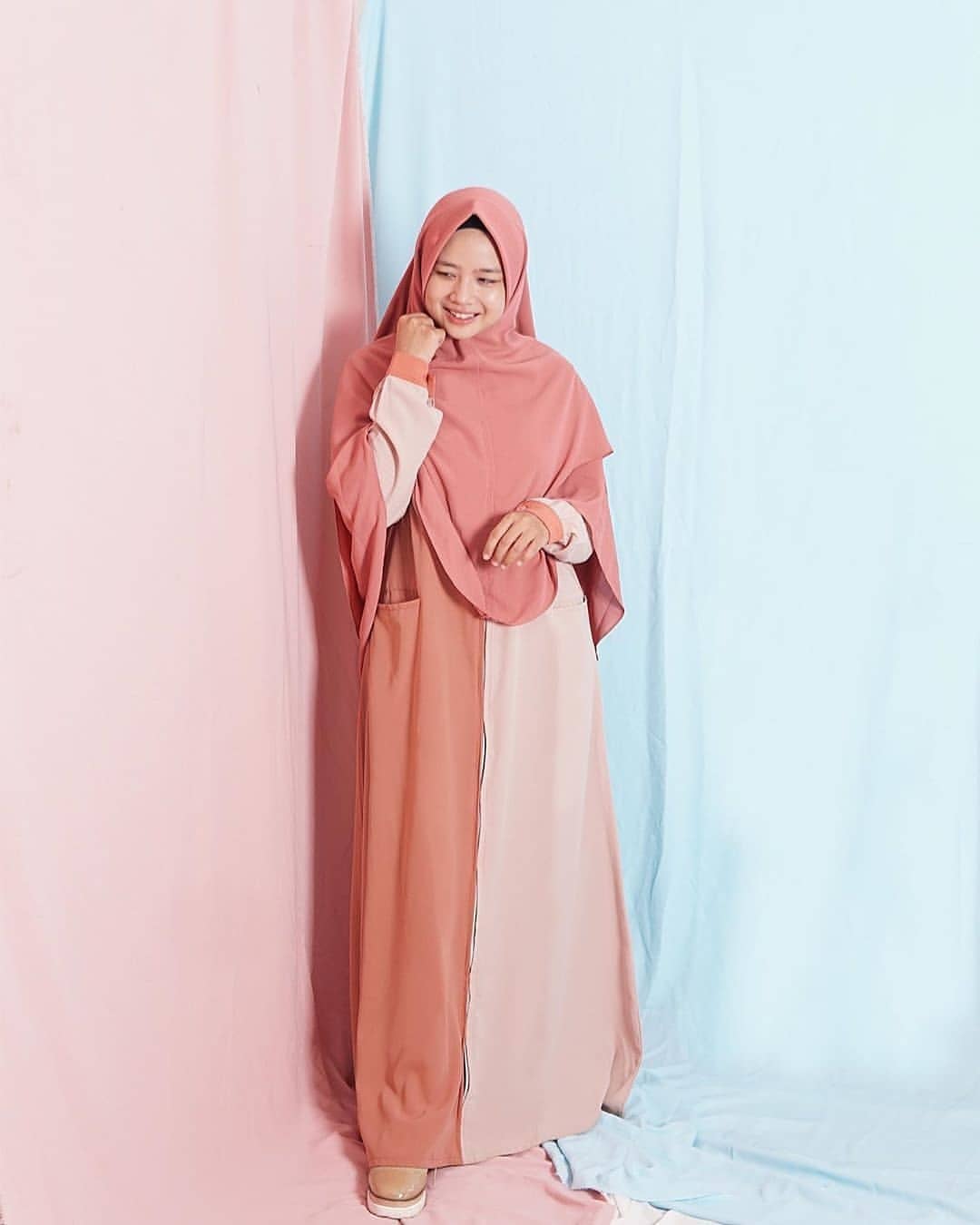 Gamis Zippy coral