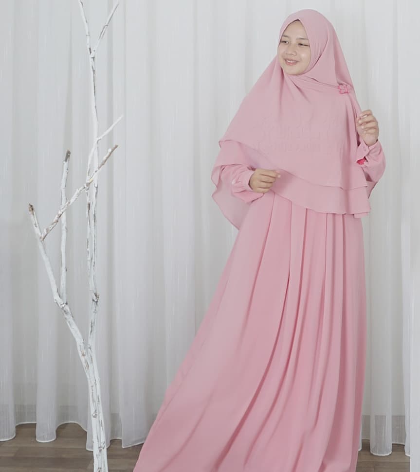 Gamis Neo Alexandria light pink