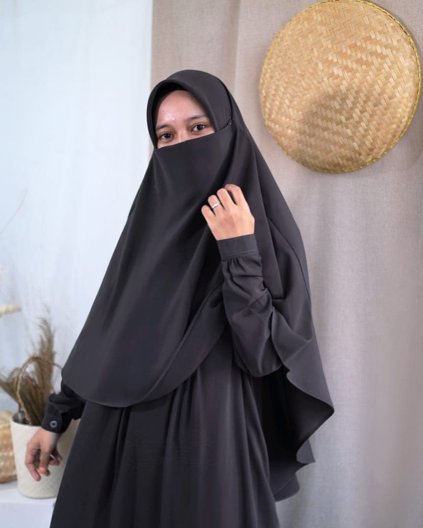 Khimar Amaninaja blackgrey