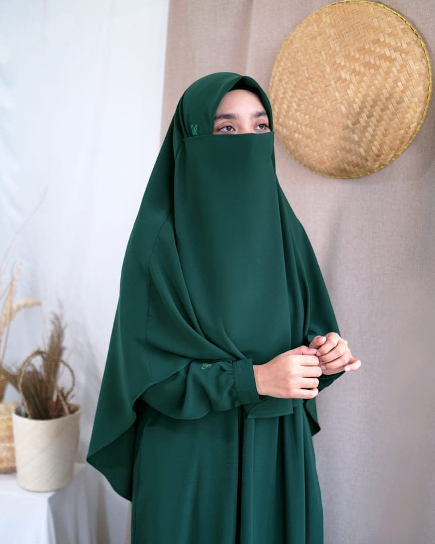 Khimar Amaninaja Dark Emerald