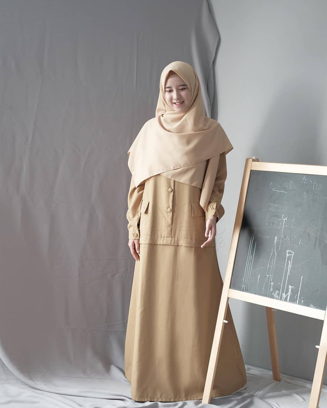 Gamis Profesi [PNS] Khaki