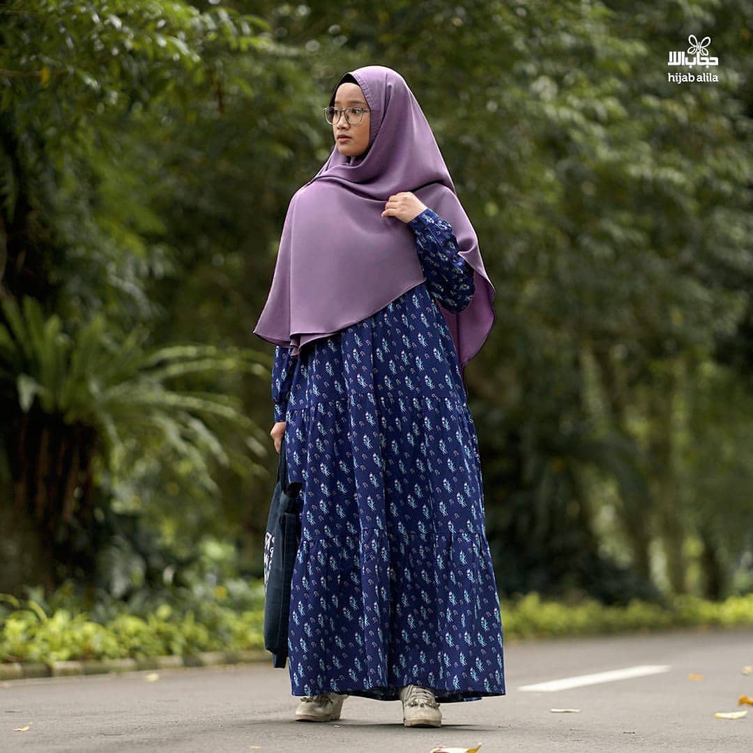 Khimar hari pad lavender