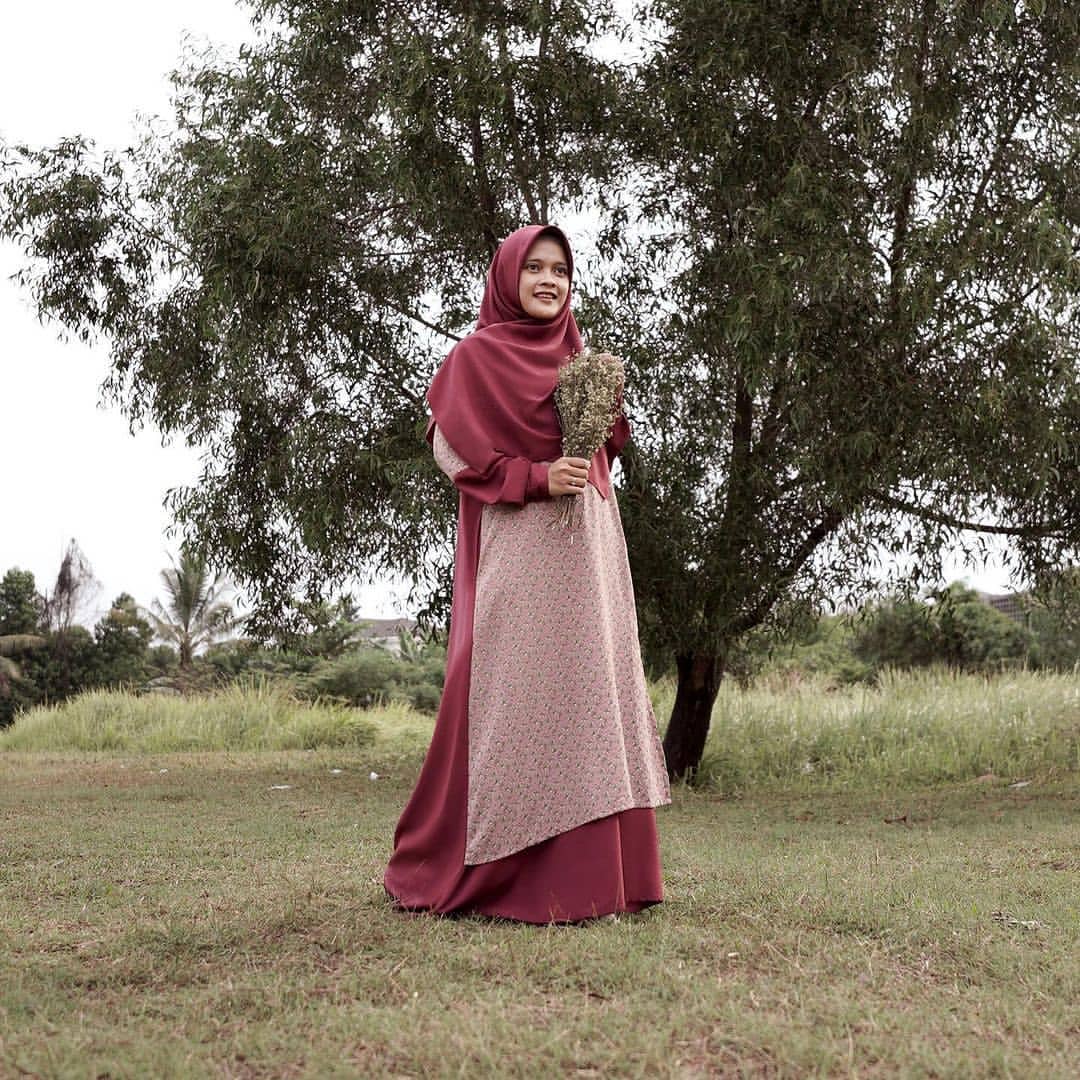 Gamis Lya Redpink