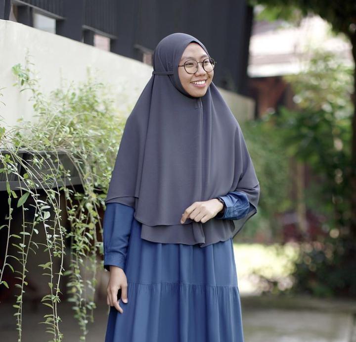 Gamis Mahra night blue